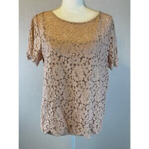 Rafaella Lace Top Size Large
